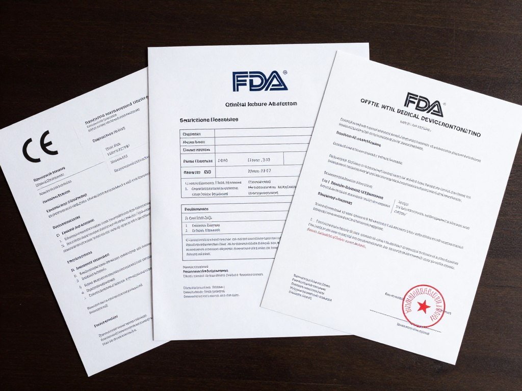 CE and FDA certification documents for toxygen colonic machine