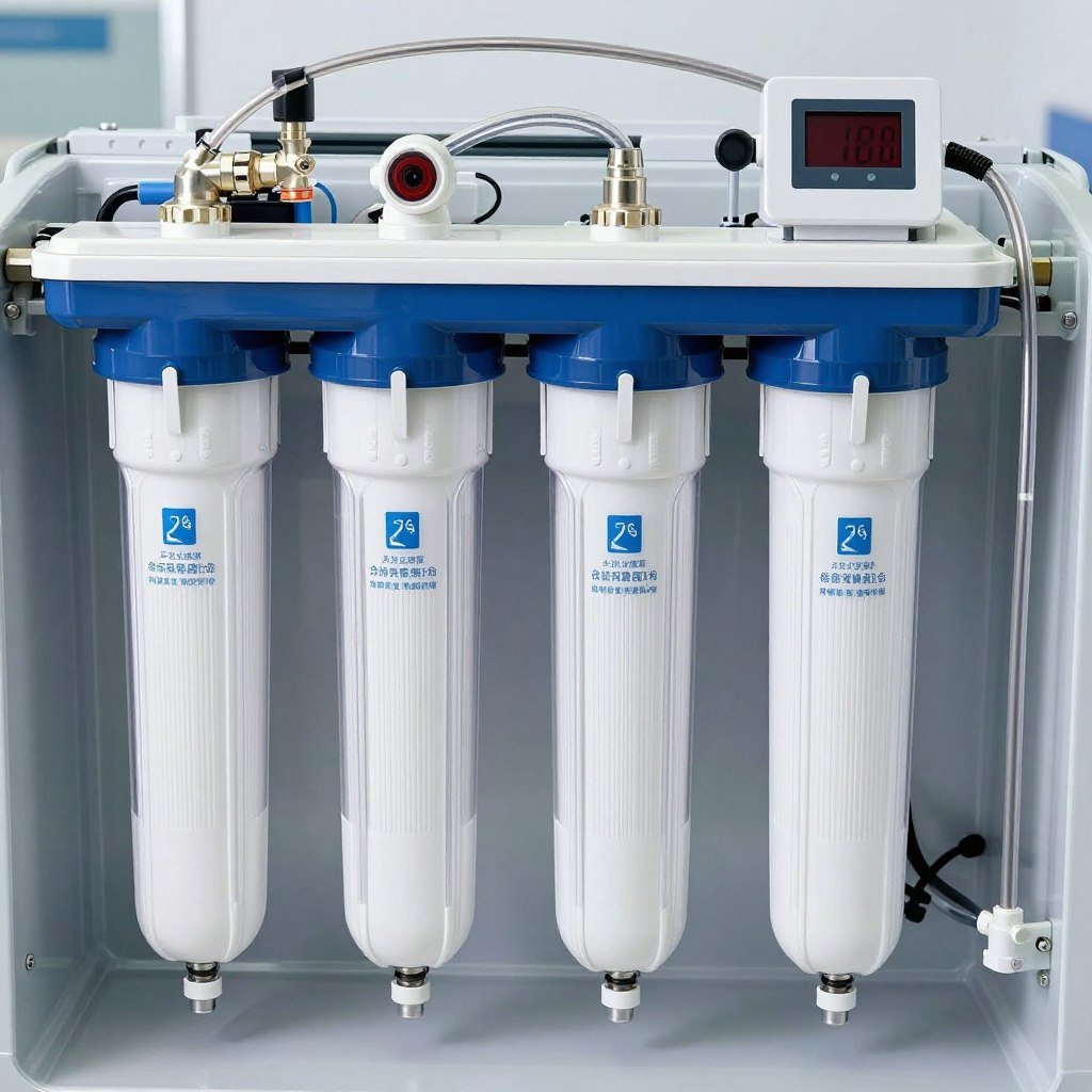 Close-up of MAIKONG healing waters colonic machine water filtration and temperature control system