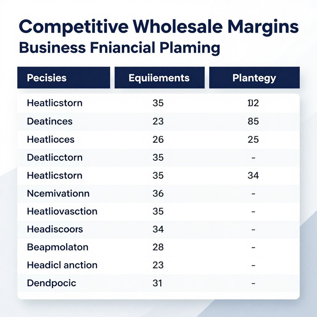 Competitive pricing for wholesale distributors