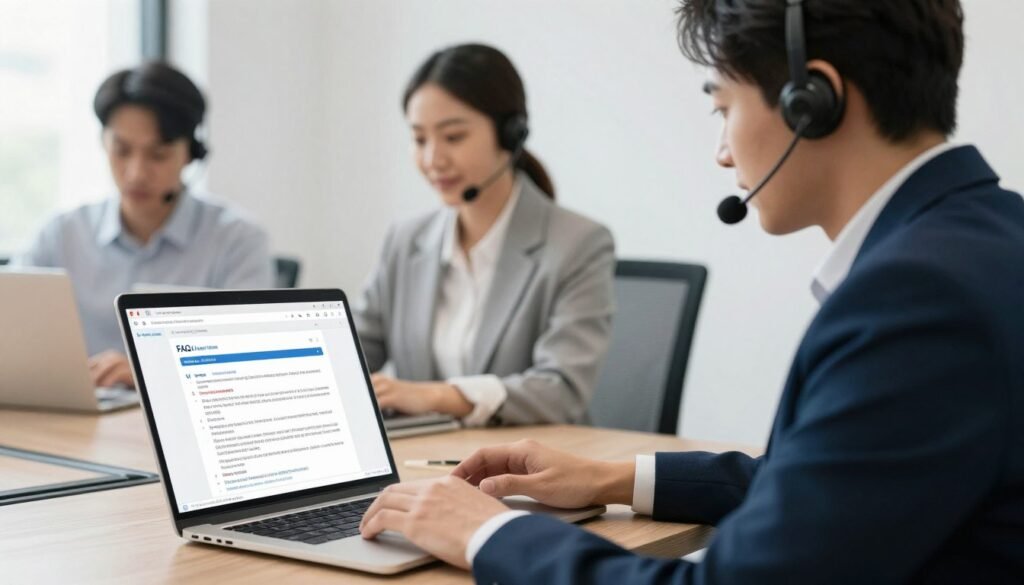 Customer questions being answered by MAIKONG support team