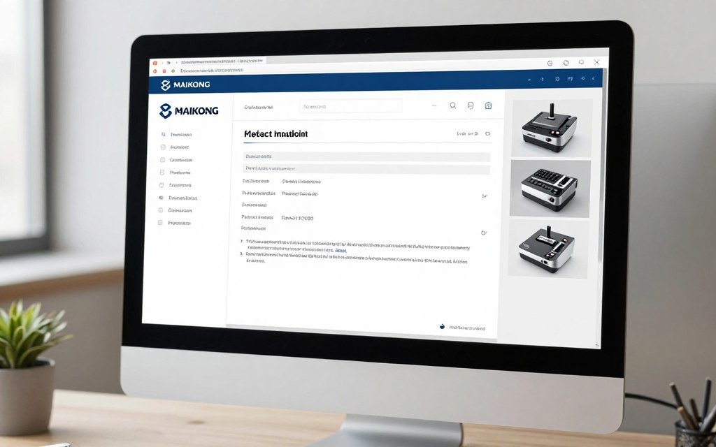 Email exchange between buyer and MAIKONG sales representative