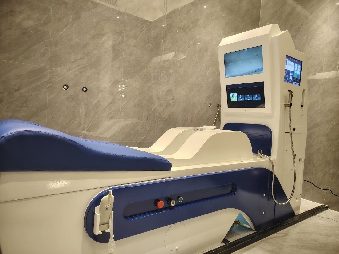Colenz colonic machine professional setup in modern wellness clinic