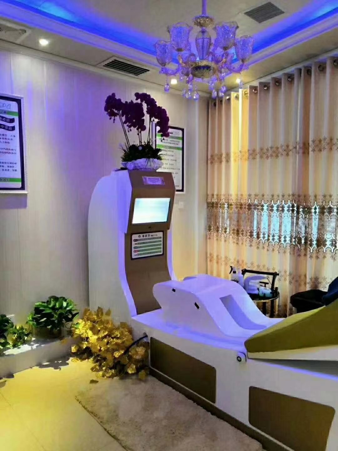 successful wellness center with modern colonic hydrotherapy equipment