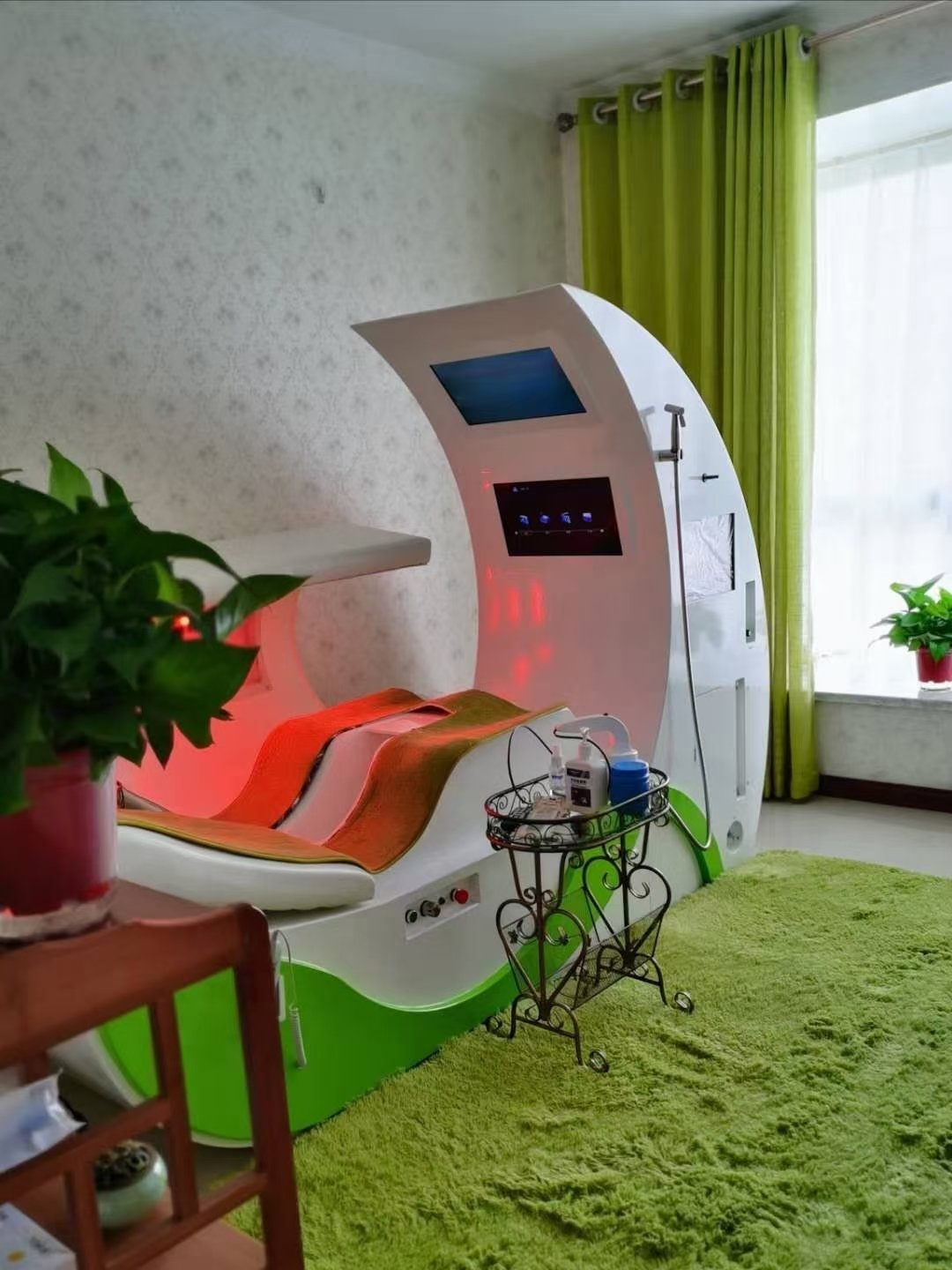 successful wellness center with modern colonic hydrotherapy equipment