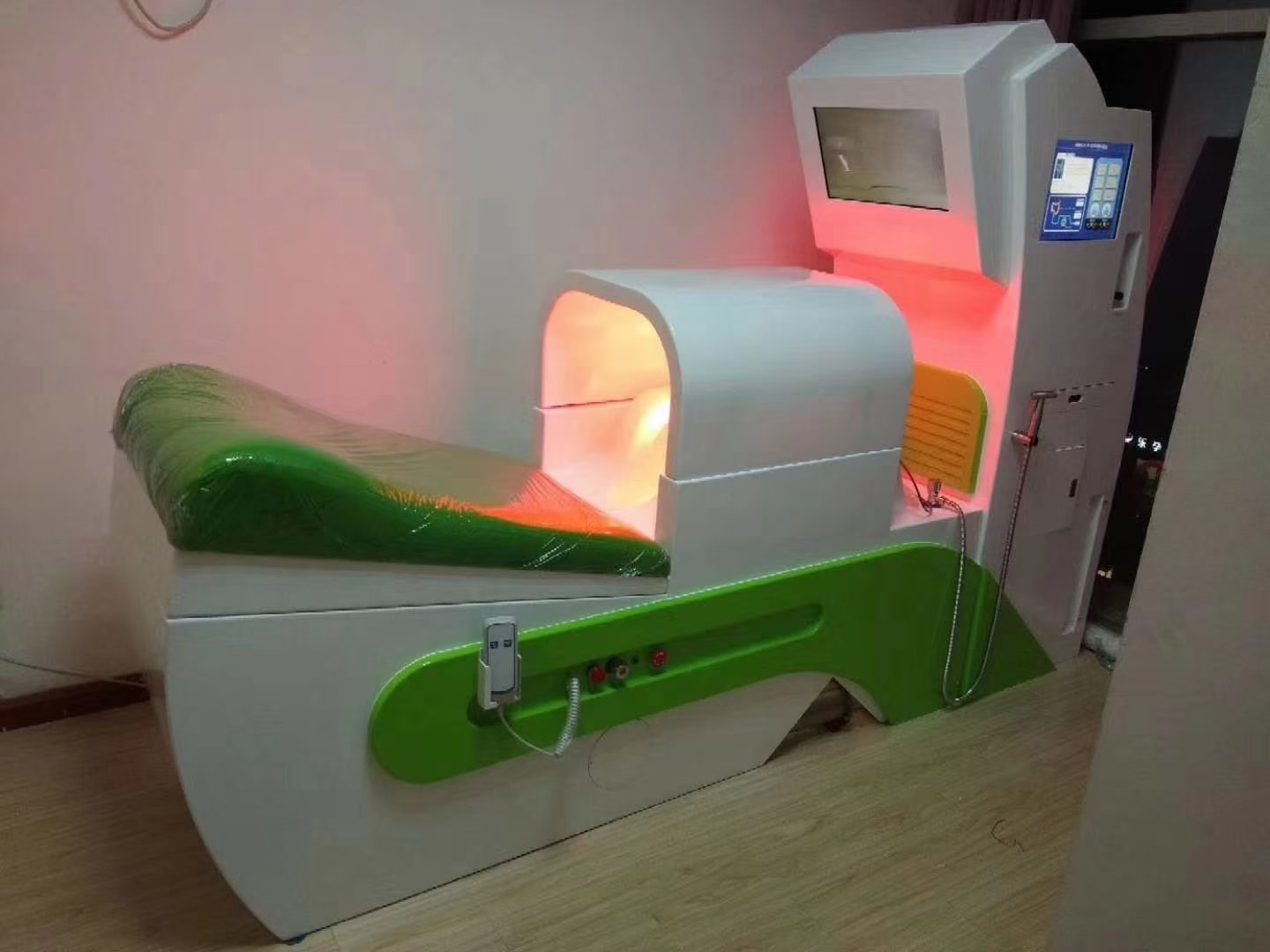 High-end luxury colonic machine with premium finishes and advanced technology