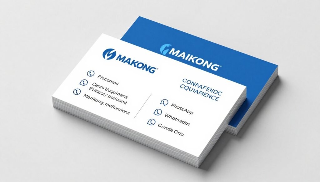 MAIKONG company logo and contact information