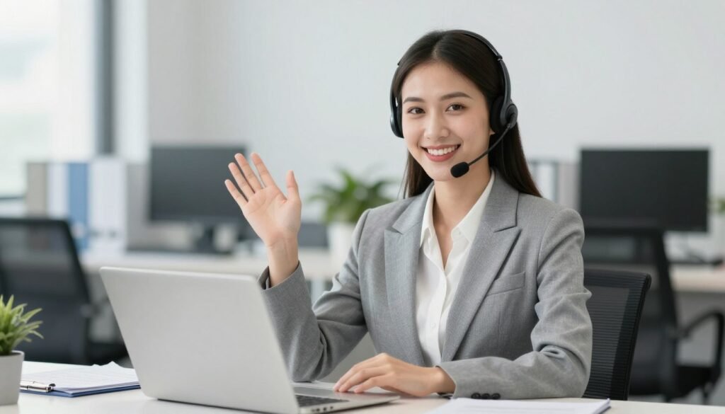 MAIKONG customer service representative ready to assist with partnership inquiries