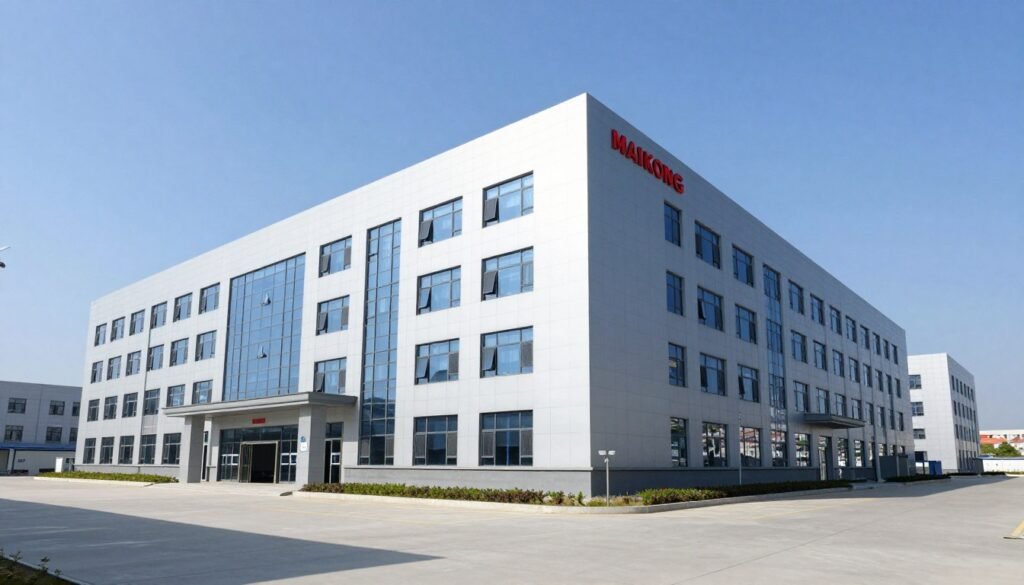 MAIKONG manufacturing facility exterior with modern factory building