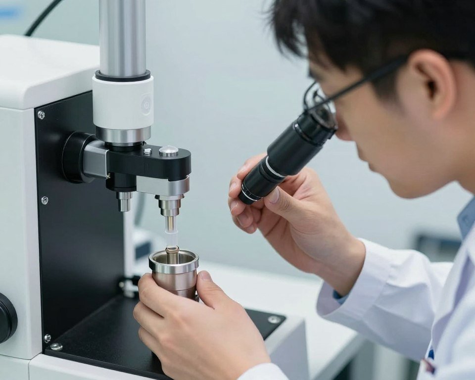 Quality control inspection of colonic machine components