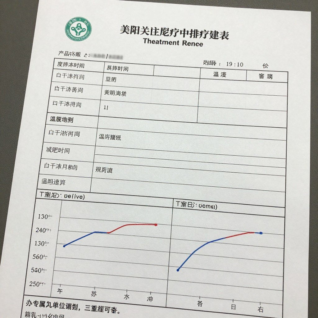 Treatment session data report from MK-880 system
