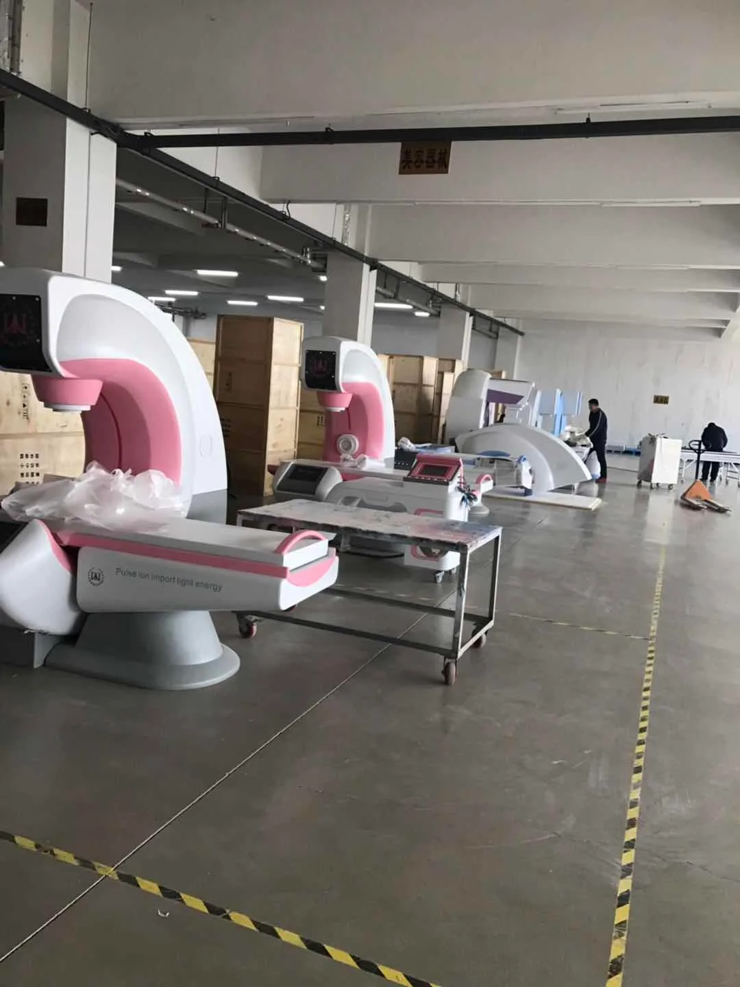 Custom branded colonic machines with distributor logos