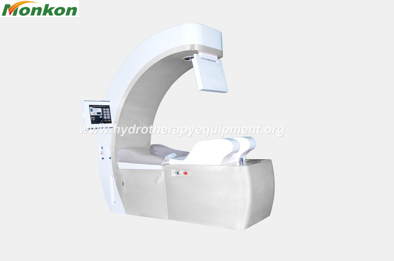 Modern commercial hydrotherapy room with professional colonic machine for sale equipment setup
