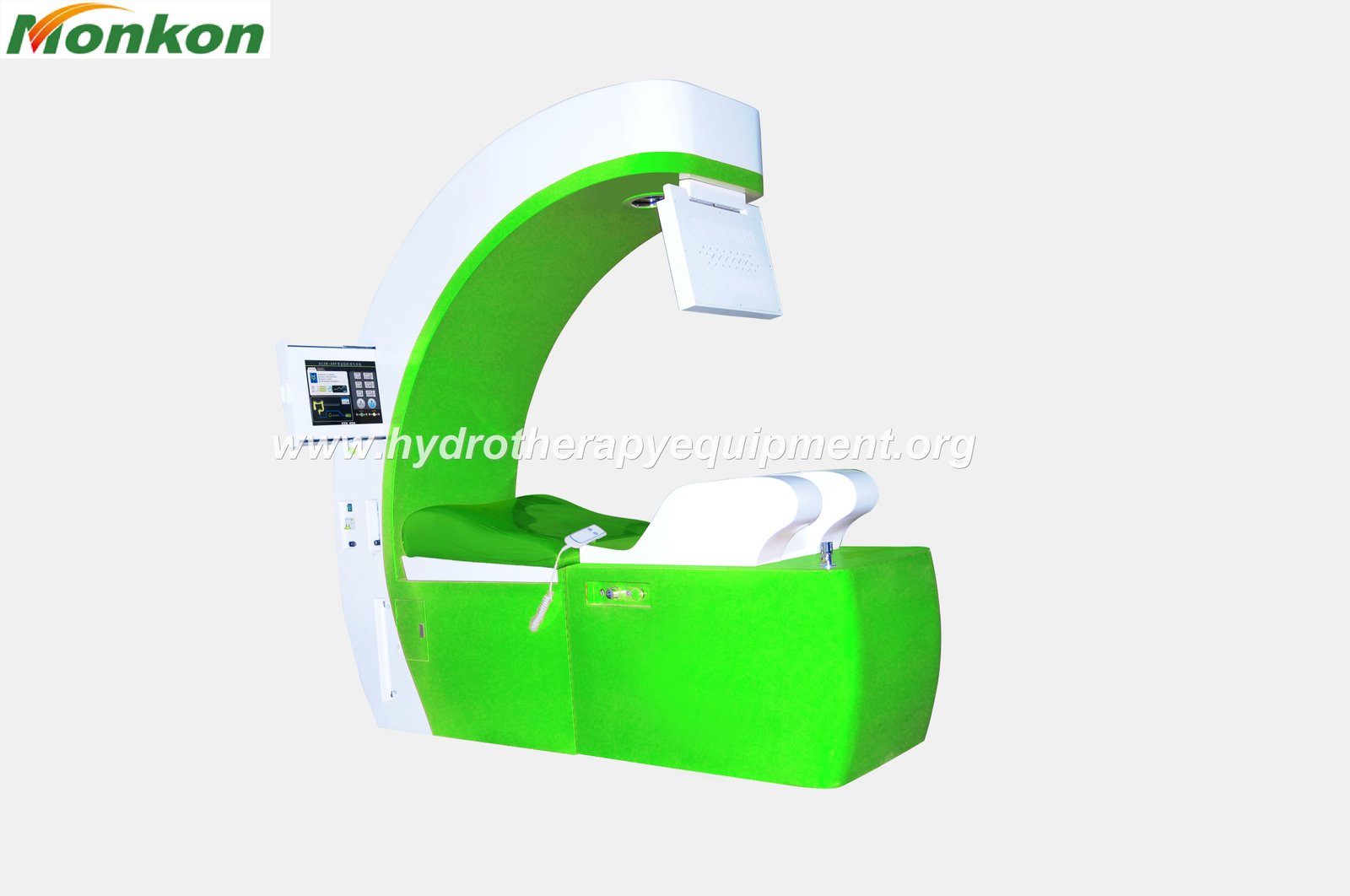 Modern colon hydrotherapy unit in professional wellness clinic setting