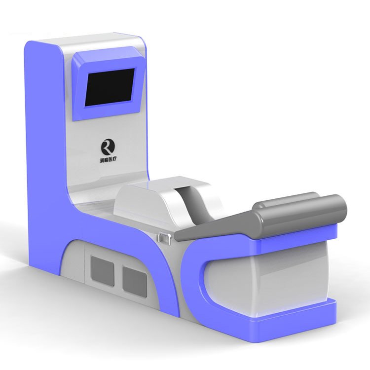 Professional training session showing instructor teaching colonic machine operation