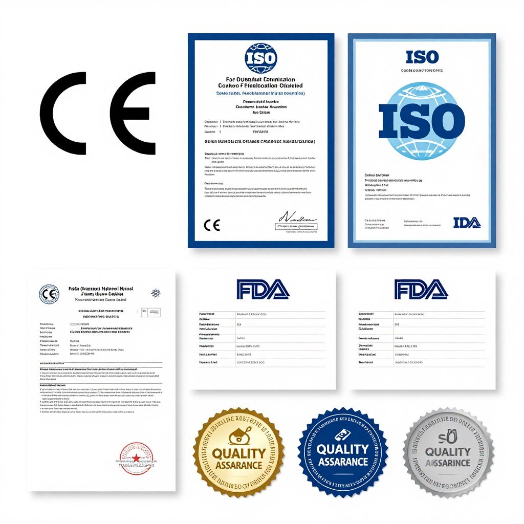 medical certifications and quality seals displayed medical certifications and quality seals displayed