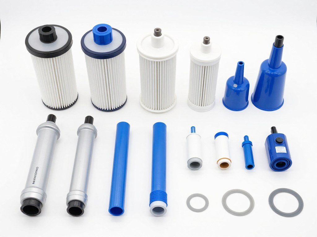 Array of MAIKONG replacement parts and consumables for colonic machines