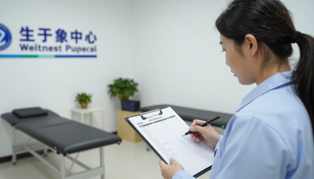 Health department inspection of commercial colonic machine for sale facility showing compliance documentation Health department inspection of commercial colonic machine for sale facility showing compliance documentation