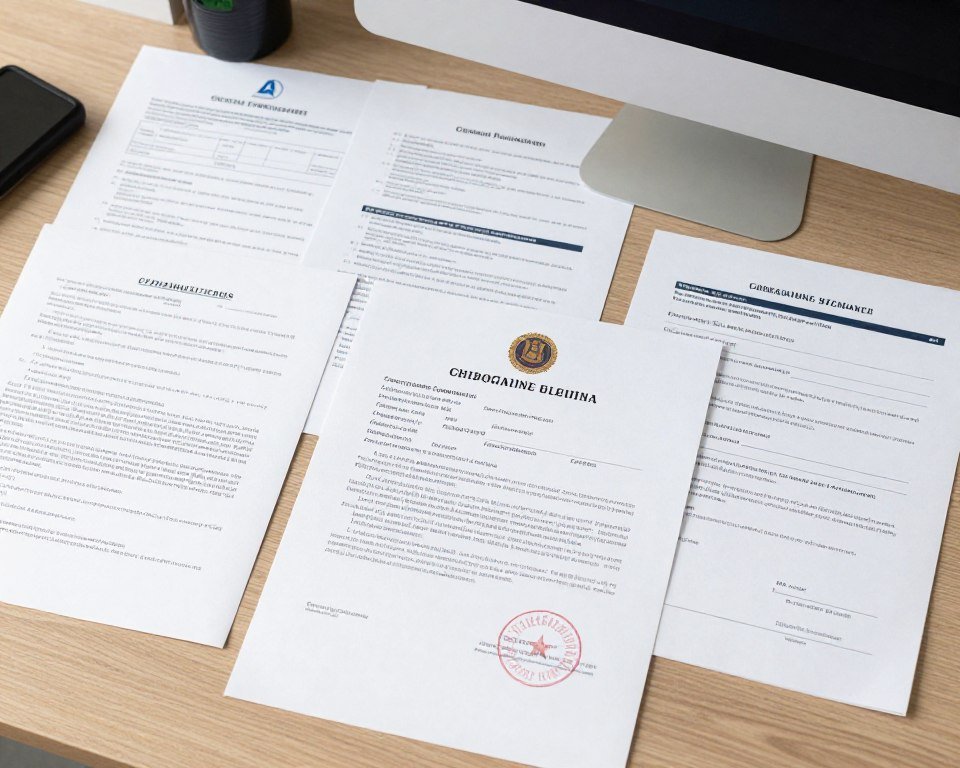 Healthcare compliance documentation and certifications