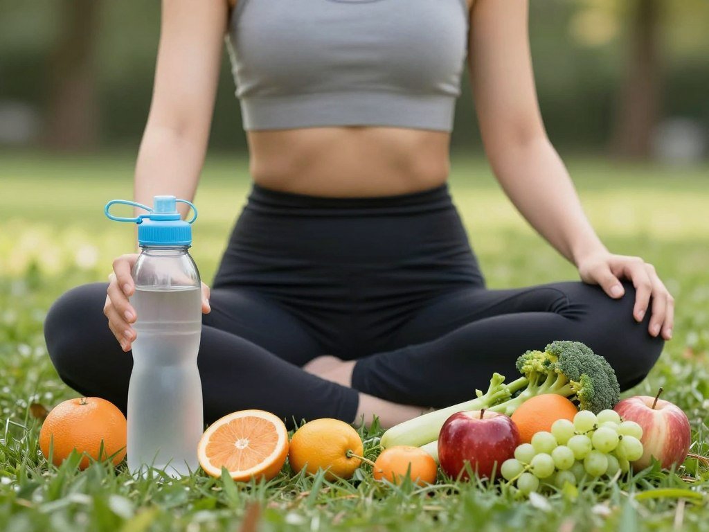 Healthy lifestyle choices supporting digestive system health