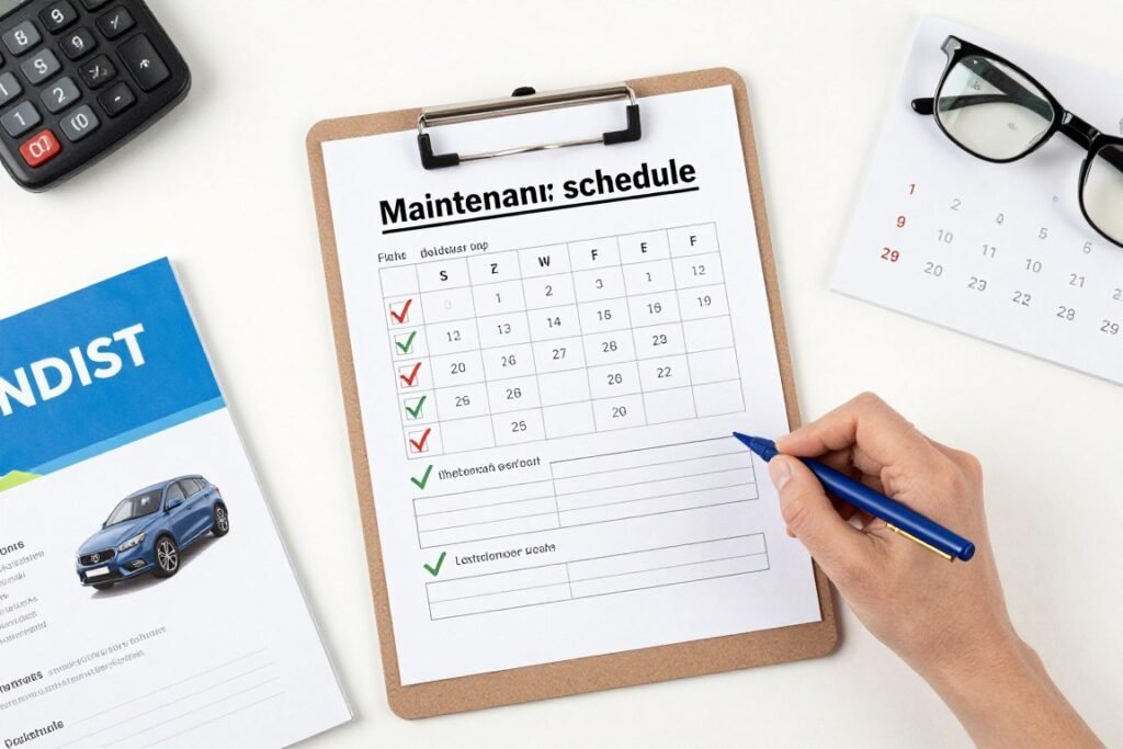 Maintenance calendar and checklist for colon hydrotherapy equipment