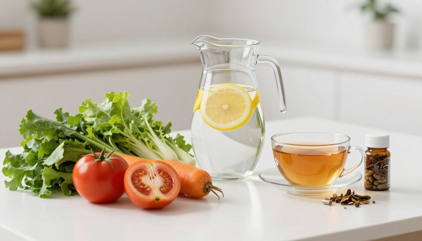 body detox cleanse guide natural wellness concept