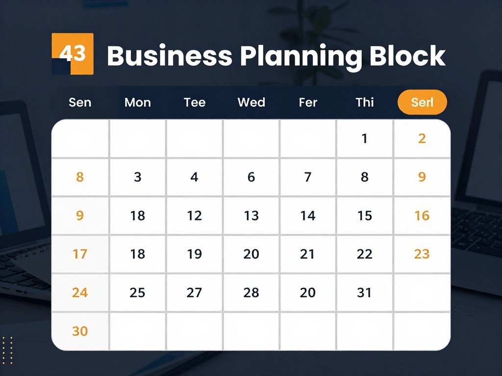 calendar showing strategic equipment purchase timing