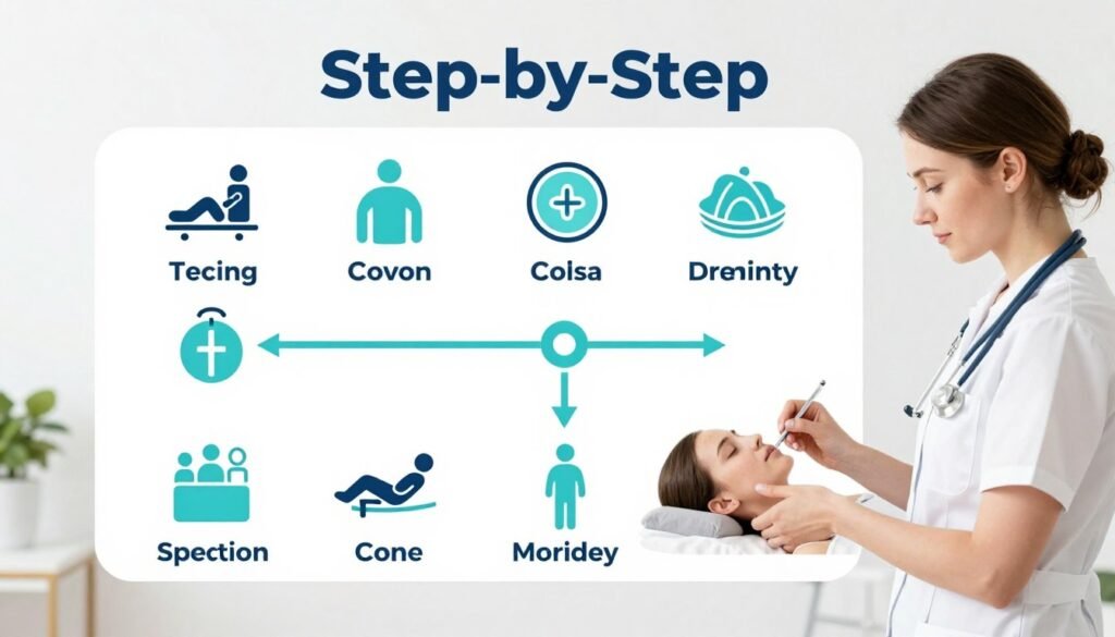 colon hydrotherapy treatment workflow process