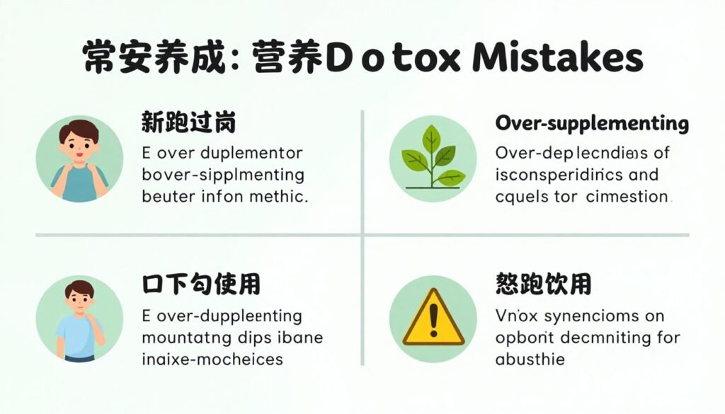 detox mistakes warning illustration