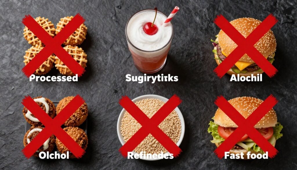foods to avoid during detox