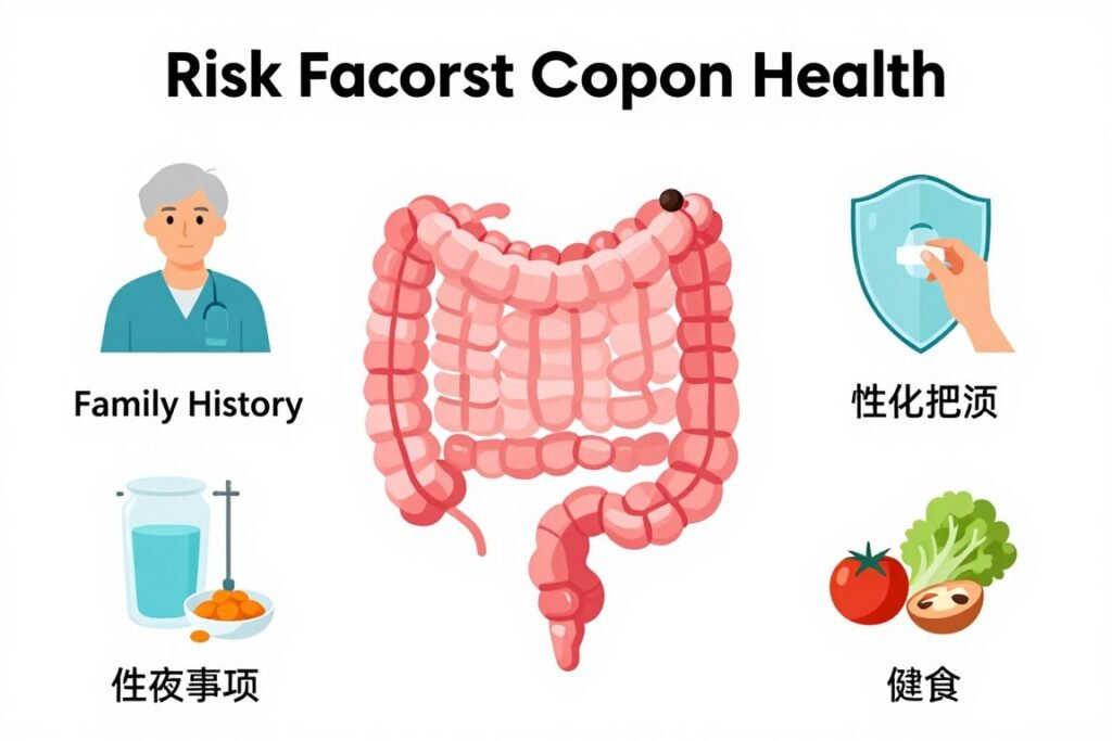 risk factors for colon health problems illustrated