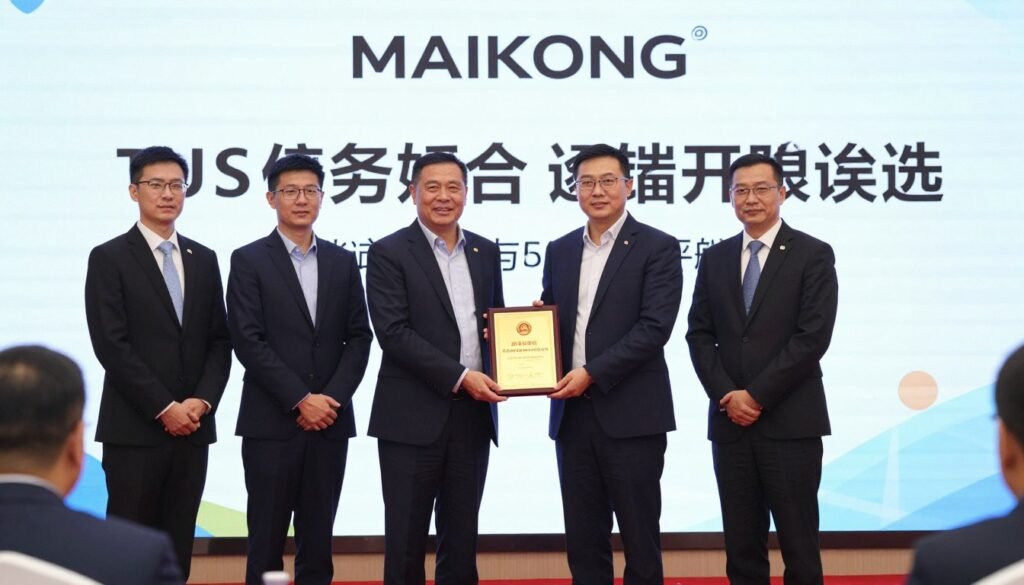 successful distributor receiving award from manufacturer