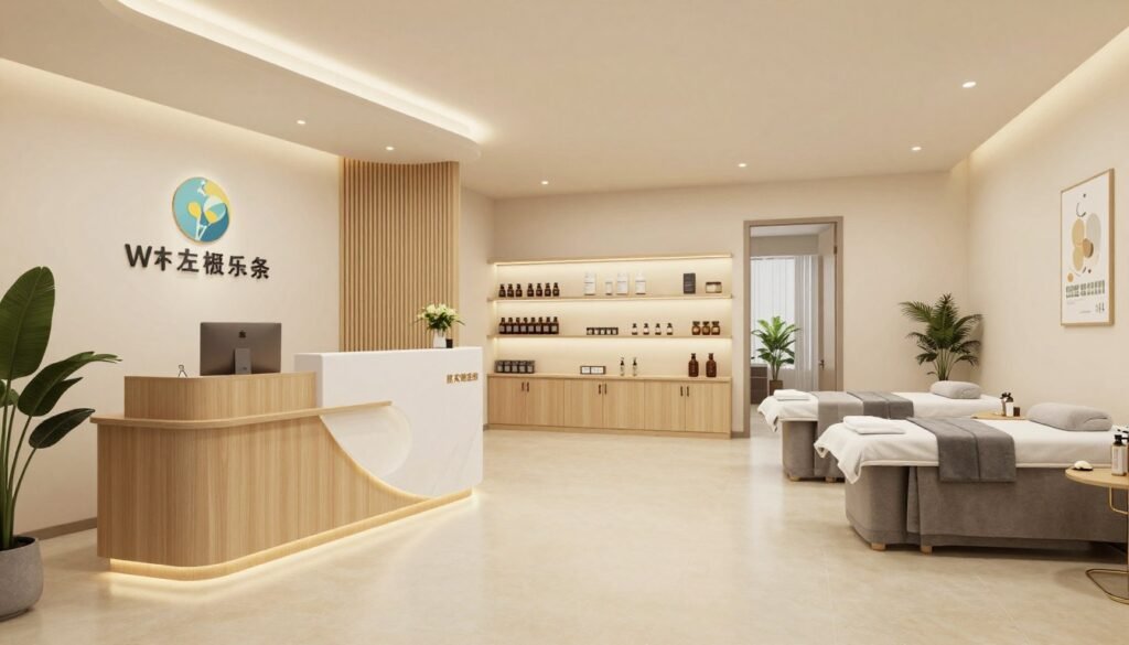 successful wellness business interior