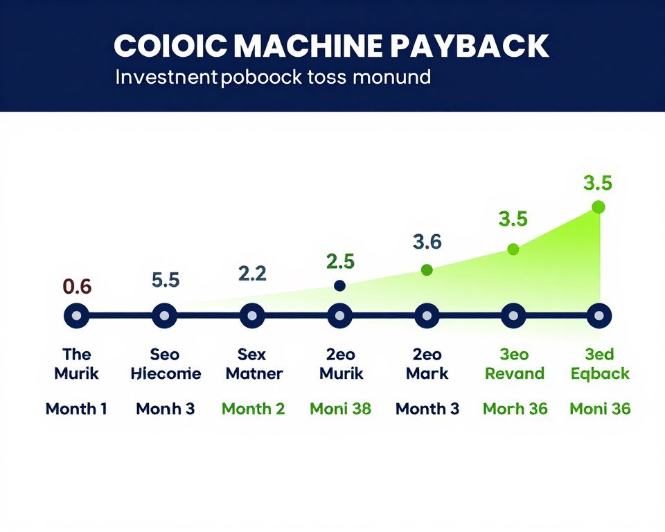 timeline infographic showing equipment payback period