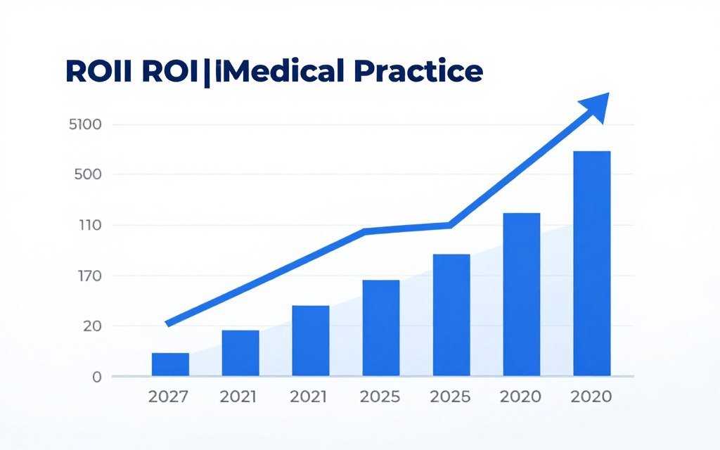 Business financial projection chart for colon hydrotherapy practice