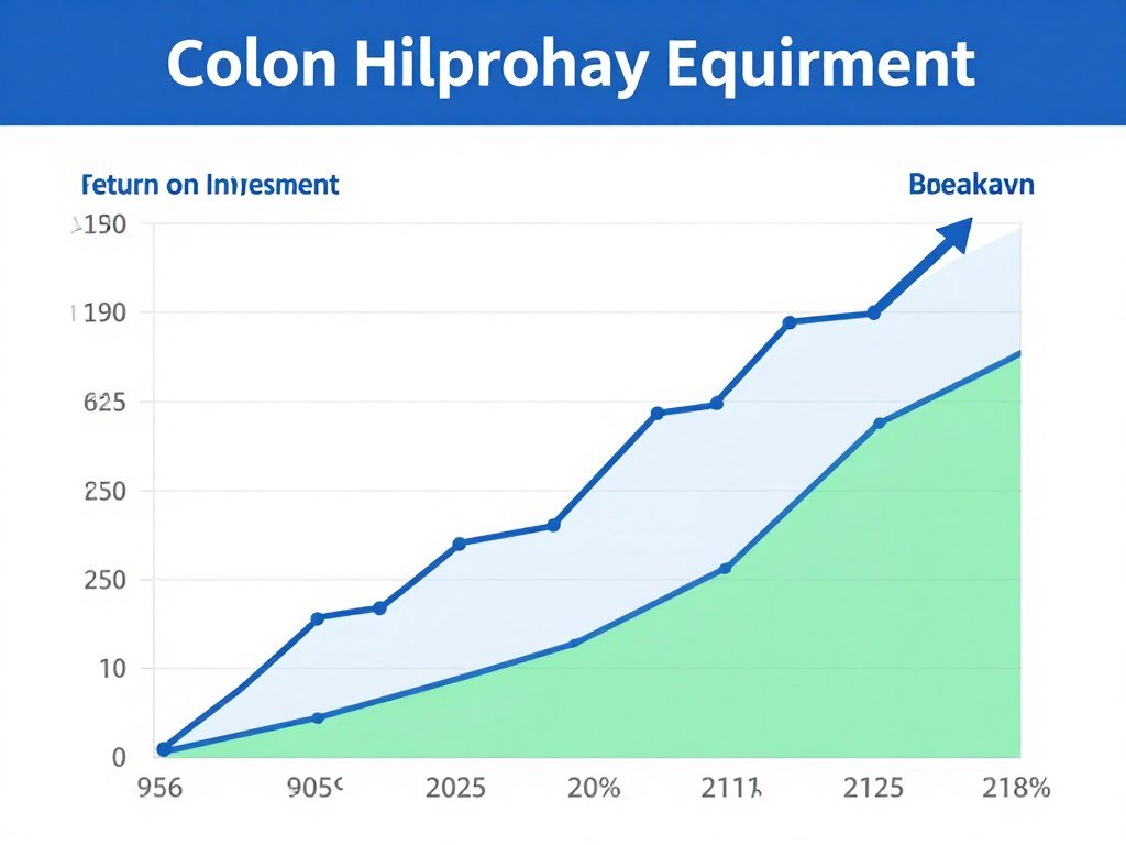 Colon health glossary ROI projection chart