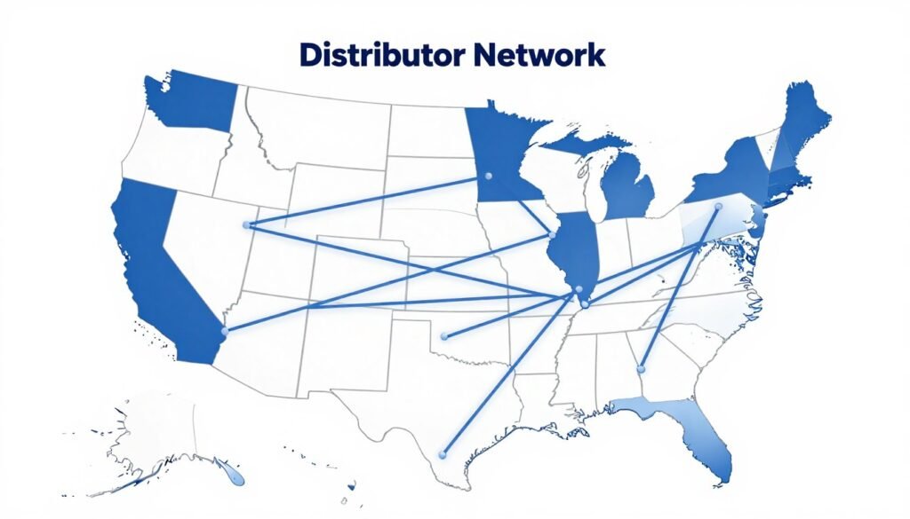 Colon health glossary distributor network map