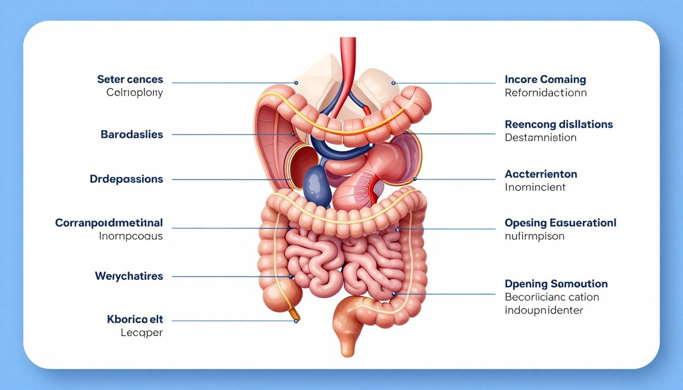 Colon health glossary medical terminology reference chart