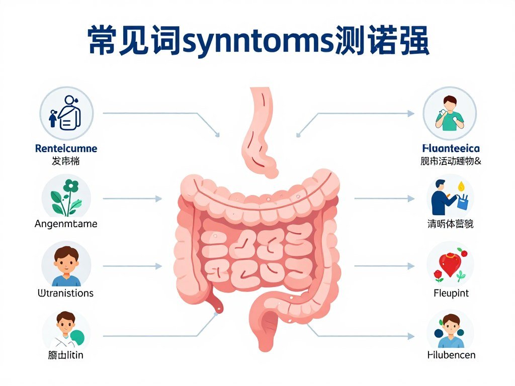 Colon health glossary symptom identification chart