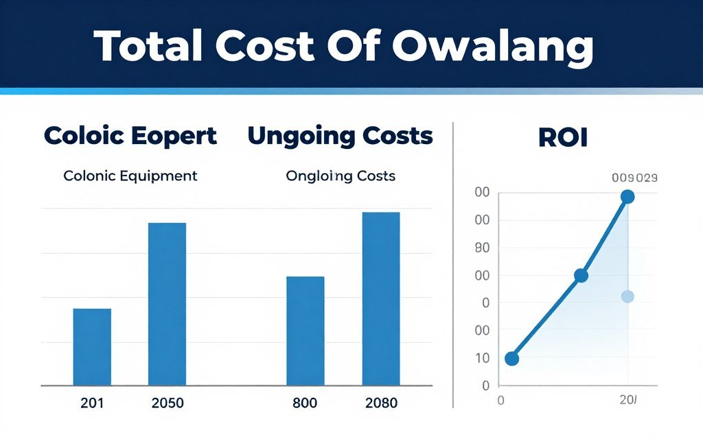 Cost analysis chart showing total ownership comparison