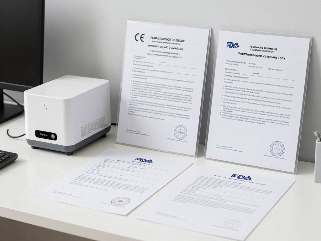 Medical regulatory compliance certification documents