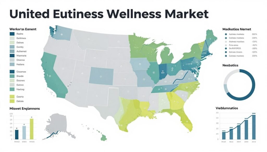 US wellness market analysis showing regional demand patterns