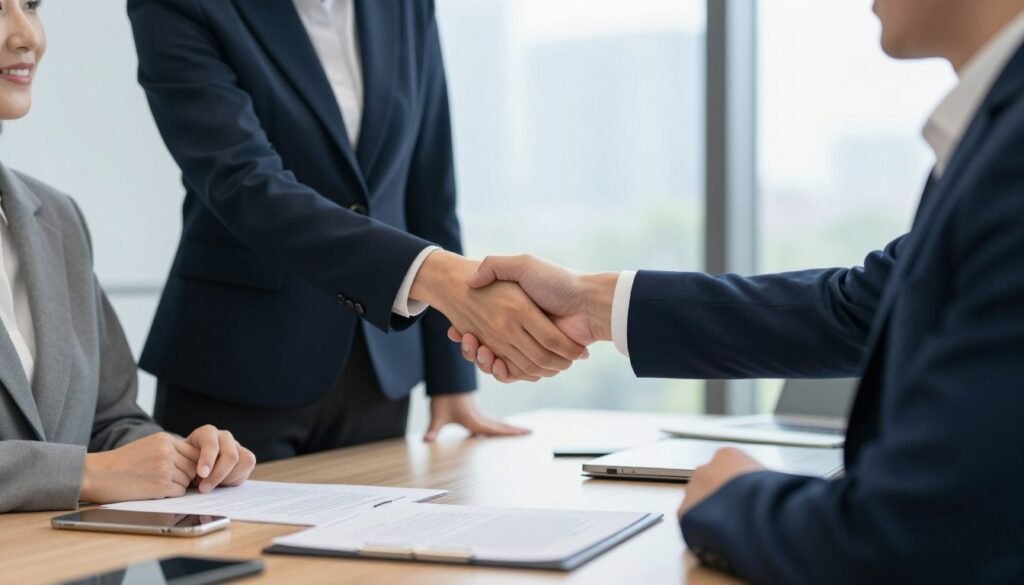 best colonic machine distributor business partnership handshake